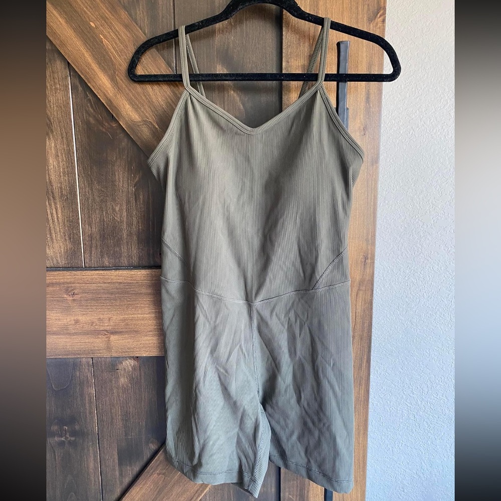 Shop Talulah: Olive Everlasting Active Romper.